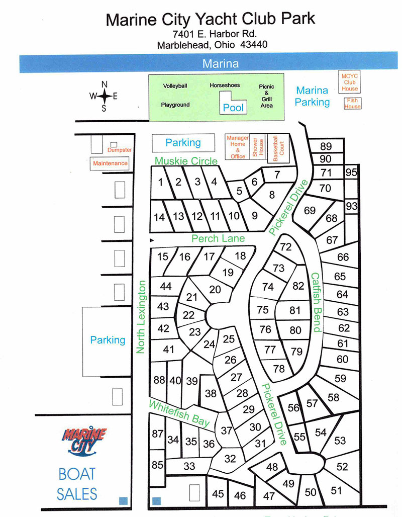 Mobil Home Park Map